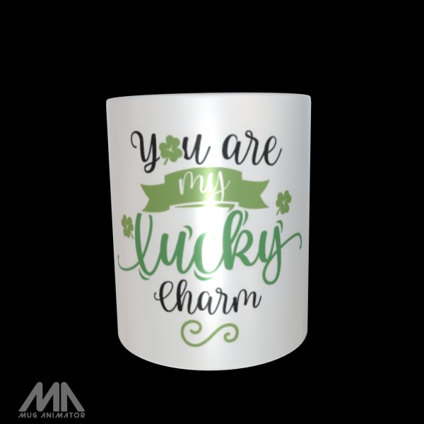 Tasse bedruckt "You are my lucky charm 1"